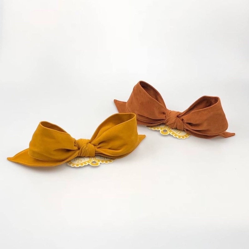 📮พร้อมส่ง🇹🇭 กิ๊บโบว์ตั้งผ้าสักหลาดดัดได้แบรนด์Hiso🎊 - รูปที่ 5