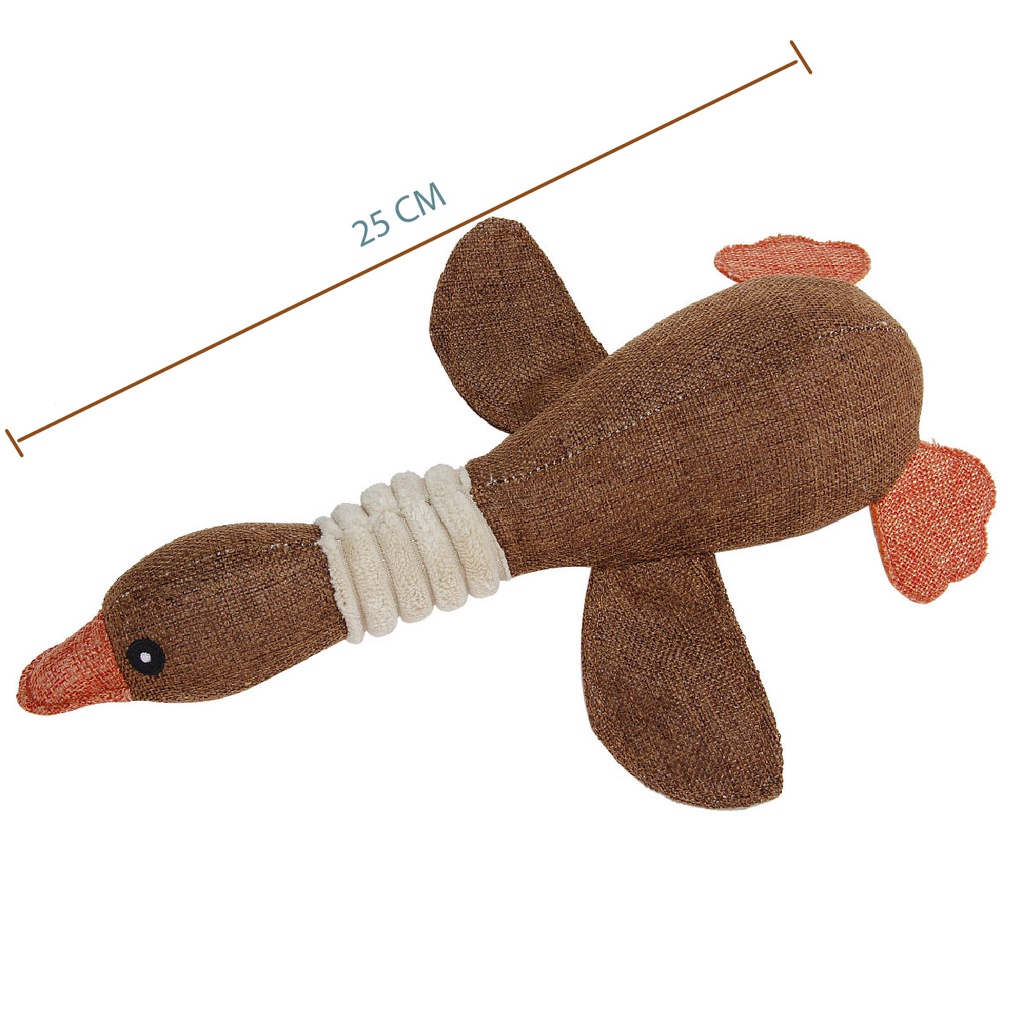 ตุ๊กตานกเป็ดน้ำ มีเสียง ของเล่นสัตว์เลี้ยง ของเล่นสุนัข หมา pet dog M020