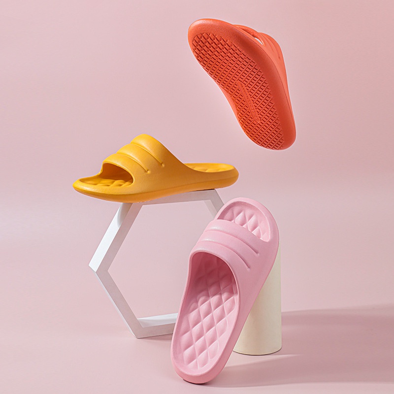 11.11 PUNCAK RUMAH168 SD07 รองเท้าแตะในห้องน้ํารองเท้าแตะยางผู้หญิงผู้ชายคู่