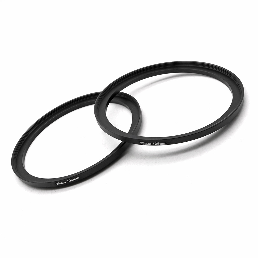 2 pieces Step Up Step Down Ring Filter Adapter Ring with a Lens