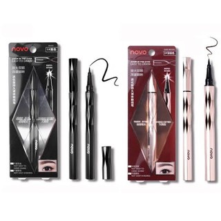 Novo Zoom In Eyes Easy To Draw  Eyeliner 0.8 ml โนโว อายไลเนอร์กันน้ำ (พร้อมส่งทั้ง 2 สี ค่ะ)