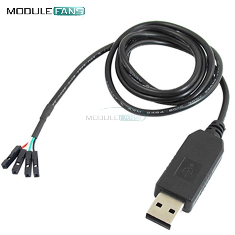 Pl2303 PL2303HX USB To UART TTL โมดูลสายเคเบิล 4p 4 Pin RS232 Converter