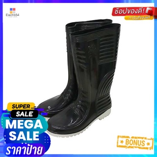 รองเท้าบูท ตราจานบิน 14 นิ้ว #11.5 สีดำRUBBER BOOTS FLYING SAUCER 14” #11.5 BLACK