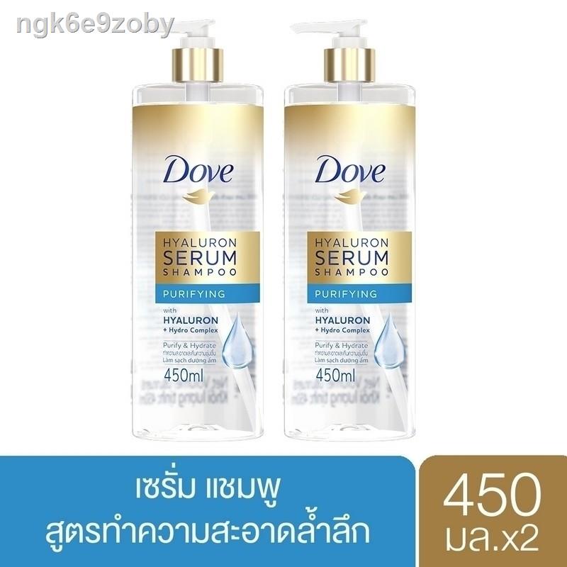 ✹Dove Hyaluron Serum 450 ml (x2) โดฟ ไฮยาลูรอน เซรั่ม แชมพู หรือ ครีมนวด มล เลือกสูตรด้านล่าง