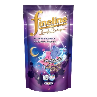 Fineline ไฟน์ไลน์ซักผ้า สูตรเข้มข้น สำหรับซักกลางคืน สีม่วง 650 มล.