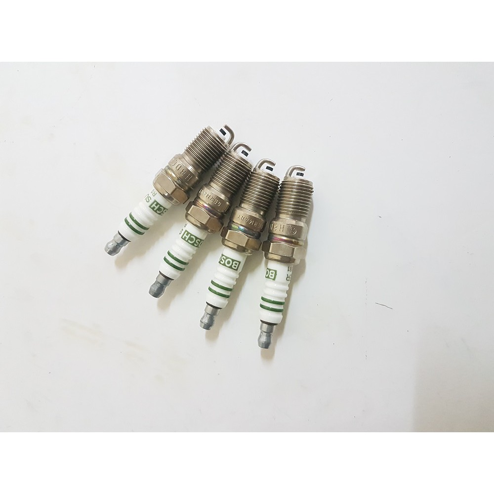 หัวเทียน Bosch H8DC0 เหมาะกับ 1991-1993 Mercedes 190E 2.3L-L4 (4 ชิ้น/ชุด)