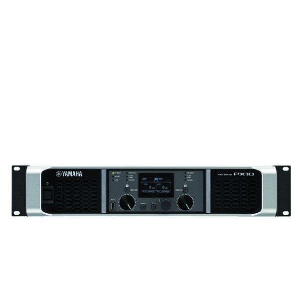 YAMAHA PX10 เครื่องขยายเสียง เพาเวอร์แอมป์ กำลังขับ 1000 วัตต์ x 2 ที่ 8 โอห์ม, 1200 วัตต์ x 2 ที่ 4