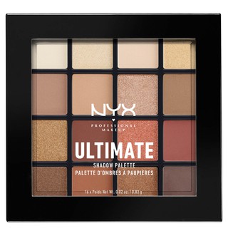 NYX Ultimate 16 Colors Eye Shadow Palette - 03 Warm Neturals