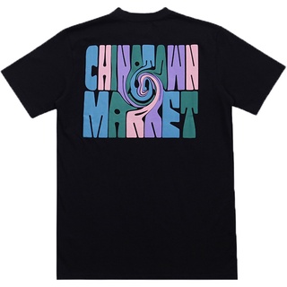 แนวโน้ม Chinatown MARKET ใหม่ เสื้อยืดแขนสั้น พิมพ์ลายหน้ายิ้ม แฟชั่นสําหรับผู้ชาย และผู้หญิง