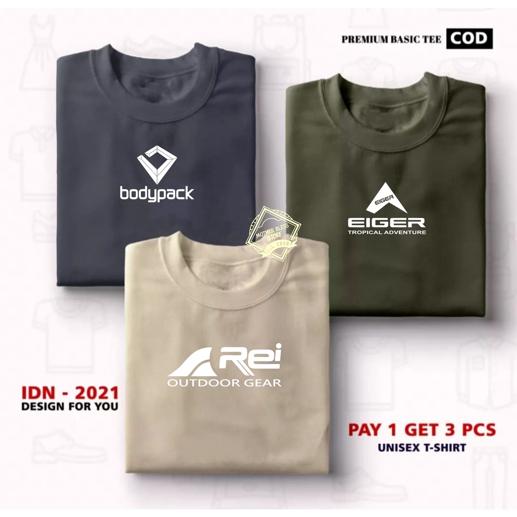 ซื้อ 1 หรือ 3 ชิ้น MOTHER BLESS STORE - เสื้อยืด Distro - Distro เสื้อยืดผ้าฝ้าย 100% Combed 30S - เ