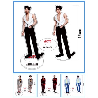 GOT7 Acrylic Action Figurines Standee Jackson JB MARK BamBam Double-sided HD 15cm Large Desk Stand