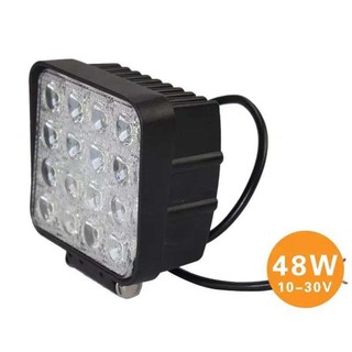 *48W LED สีเขียวรุ่นตัวหนา ไฟสปอร์ตไลท์ ไฟตัดหมอก Off Road Light Bar มอเตอร์ไซต์ ATV ออฟโรด ไฟ DC12V~DC24V