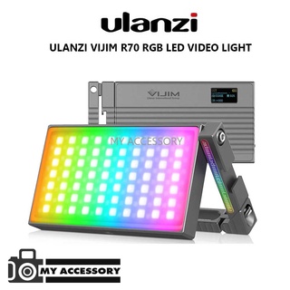 ULANZI VIJIM R70 RGB LED VIDEO LIGHT ไฟติดหัวกล้อง ปรับแสงไฟ 2500-8500K ชาร์จไฟได้