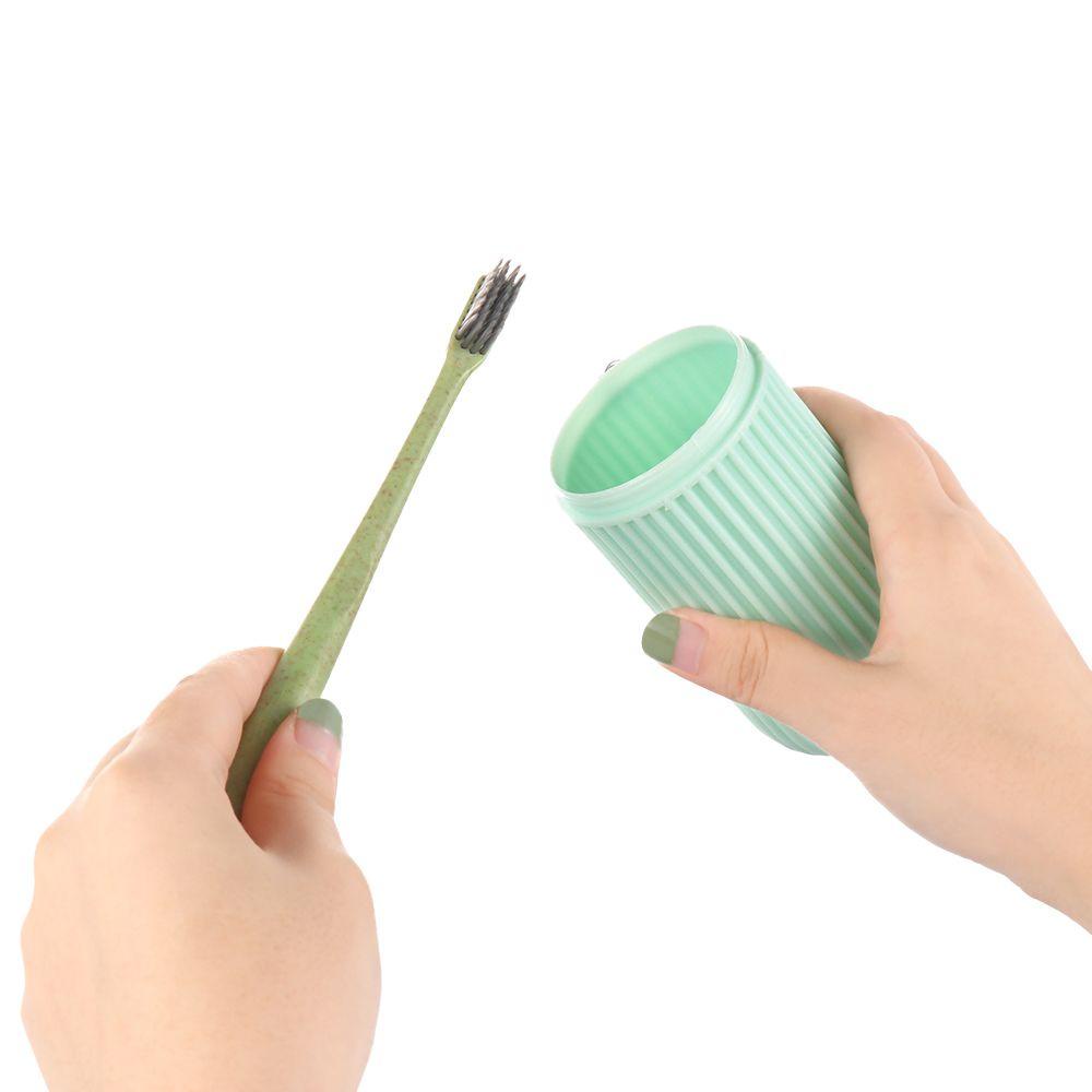 TPKSF แปรงสีฟันอุปกรณ์ห้องน้ําพลาสติกแบบพกพาแถบกันลื่น - รูปที่ 3