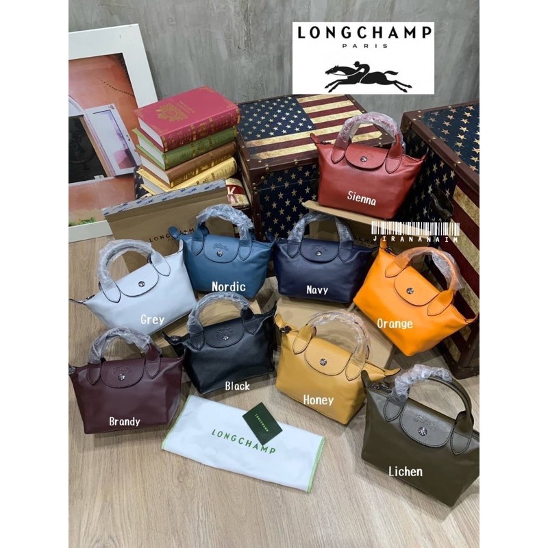 💢Longchamp รุ่น Le Mini Pliage Cuir สายสะพายเล็ก