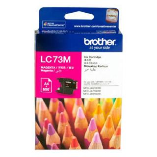 Brother ตลับหมึก Brother LC73M สีชมพู สำหรับเครื่องพิมพ์อิงค์เจ็ท DCP-J525W/J725DW/J925DW/MFC-J430W/J432W/MFC-J625DW/J82