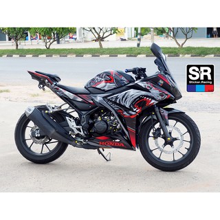 สติกเกอร์ลายรถ New CBR150R สติกเกอร์ชุดลายหมาป่า เคลือบเงาเกรด3Mแท้