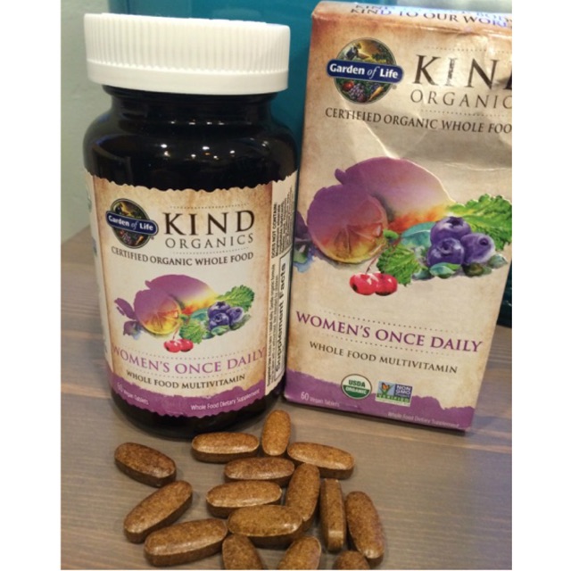 💥 pre-order 🇺🇸USA💥Garden of Life MyKind Organics, Women's Once Daily, 60 Vegan Tablets