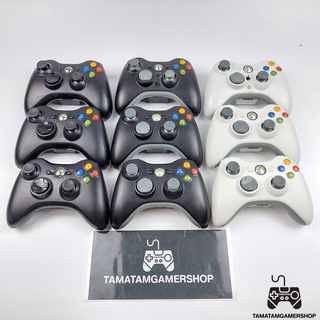 จอยแท้xbox360 controller มือสอง(USED) แบบสาย/ไร้สาย ของแท้100% ใช้งานปกติ จอยxbox360 มือ2 จอยxbox360