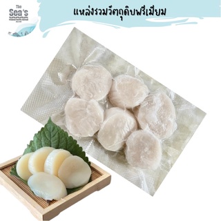 หอยเชลล์ฮอกไกโด 6Pcs พร้อมโชยุและวาซาบิ SCALLOP MEAT (SASHIMI HOTATE)