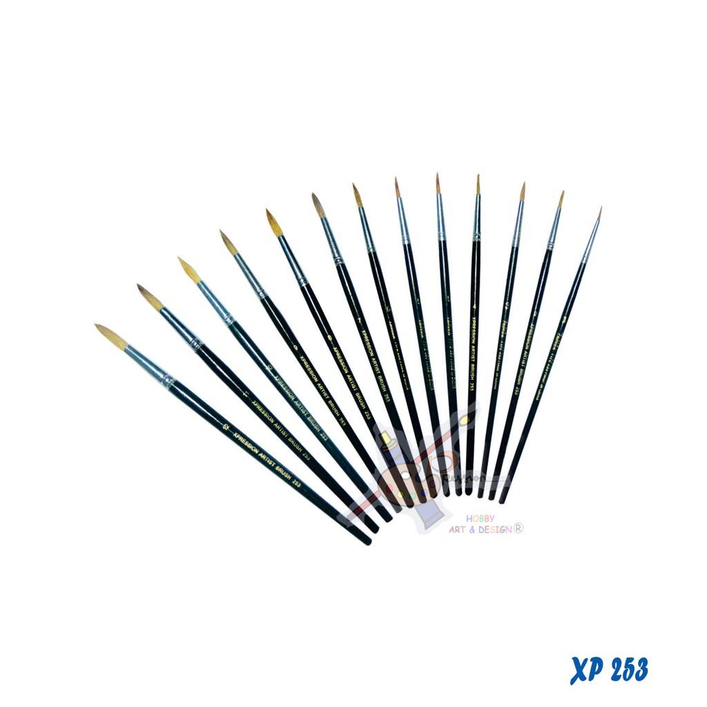 XP BRUSH 253 ROUND SHAPE PAINTING BRUSH ยี่ห้อ XPRESSION