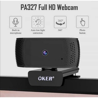 กล้องเว็บแคม Webcam Oker A327 Full HD Webcam Auto Focus