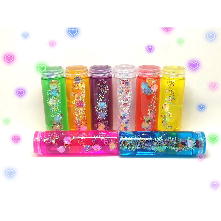 สไลม์ สลาม Slime ขวดกระบอก กลิ่นหอม ไม่ติดมือ พร้อมส่ง
