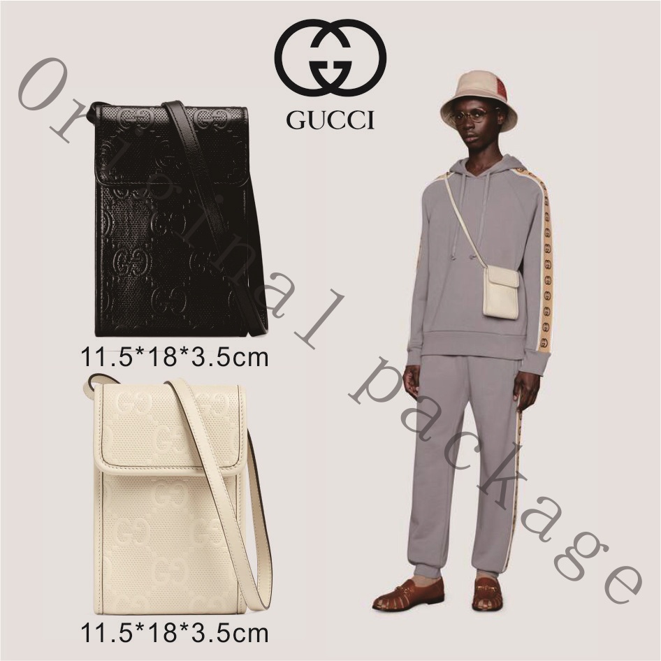 Brand new authentic Gucci GG print embossed mini bag/shoulder bag