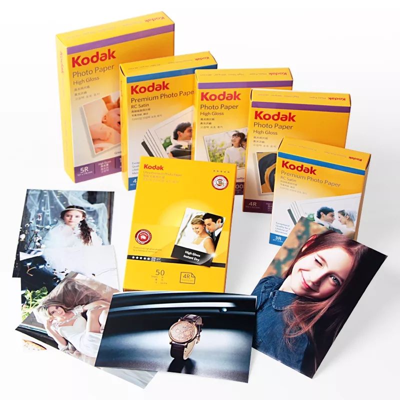 กระดาษโฟโต้โกดัก Kodak แท้ / ผิวด้านมุก 4x6 นิ้ว / 270 แกรม 100 แผ่นKodak paper RC Satin 270g/m2 #3
