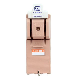 คัทเอาท์ช้างแท้ 2P 30A 600V ตราช้าง
