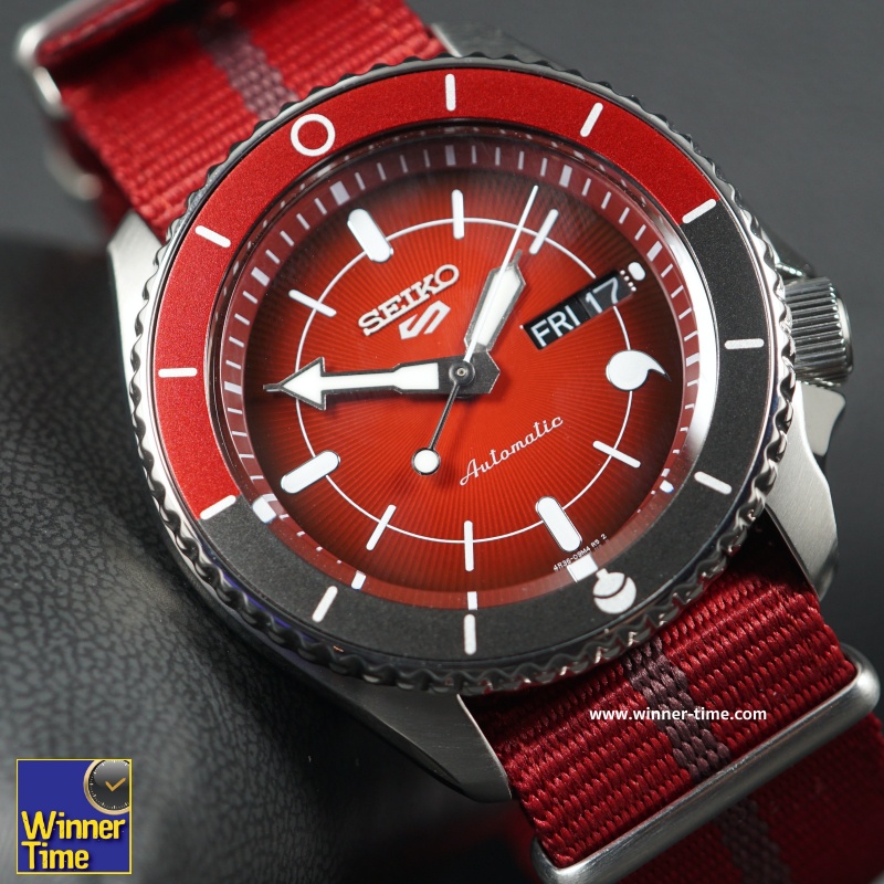 นาฬิกาSEIKO 5 SPORTS x NARUTO &amp; BORUTO Limited Edition 6,500 Pcs.รุ่น SRPF67K1,SRPF67K,SRPF67,(SARADA)
