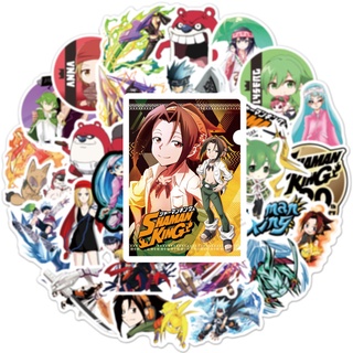 สติ๊กเกอร์ชาแมนคิง CAR STICKER สติ๊กเกอร์ติดโน้ตบุ้ค 50 New Anime Shaman King Graffiti PVC Waterproof Removable Stickers