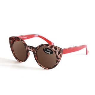 AJ Morgan Lady Luck Sunglasses Tortoise/Red, Black Lens แว่นกันแดดสีกระ/แดง เลนส์เำ