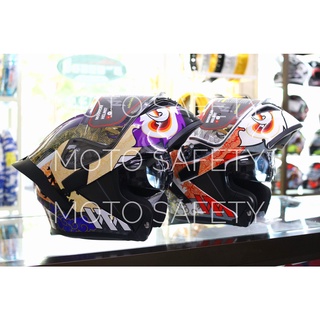 หมวกกันน็อคเต็มใบ ยกคาง NTN Helmet Soman รุ่น 955s ลาย Ramayana และ สีพื้น คุณภาพเยี่ยม