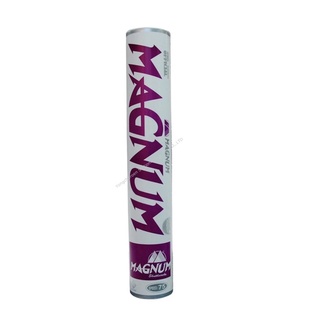 ลูกขนไก่ “MAGNUM” (สีม่วง)(หลอด/12 ลูก)