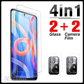 4IN1 Glass Camera For Xiaomi Redmi Note 11 11Pro 11Pro Plus Max Pro Xiami Screen Protector Lens Protective Film