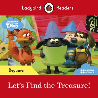 DKTODAY หนังสือ LADYBIRD READERS BEGINNER:LETS FIND THE TREASURE!
