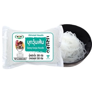 MOKI บุกเพื่อสุขภาพ ขนาด 200-280 กรัม บุกเส้น บุกข้าว บุกวุ้นเส้น เส้นใหญ่ เส้นแบน คีโต คลีน Keto clean konjic rice