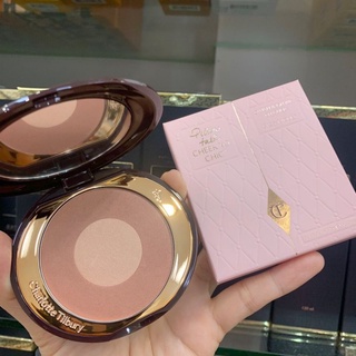 Charlotte Tilbury Cheek to Chic Swish &amp; Pop Blush - Pillow Talk ขนาดปกติ 8g