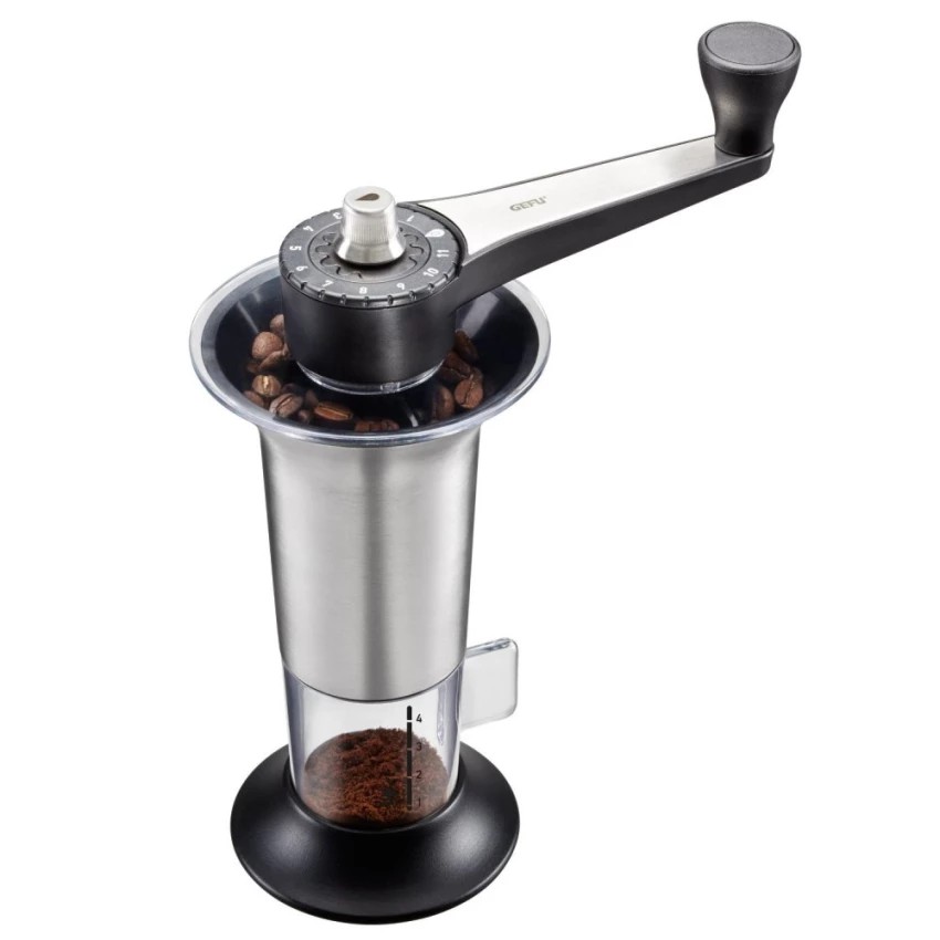 GEFU Coffee Grinder LORENZO เครื่องบดกาแฟ รุ่น 16330 (Transparent/Black) ZU1U