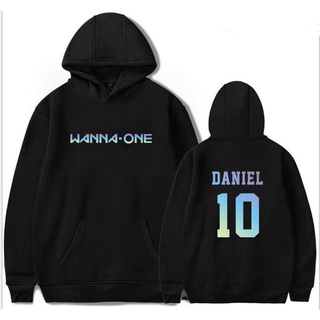 Hnbn ใหม่ล่าสุด เสื้อกันหนาว มีฮู้ด ผ้าฝ้าย ลาย Wanna One KPOP Laser 10 DANIEL สไตล์ฮาราจูกุ แฟชั่น สําหรับผู้ชาย ของขวัญพ่อ LJ