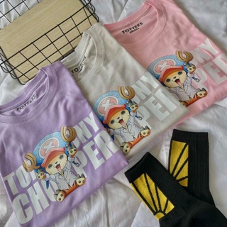 โทนี่โทนี่ชอปเปอร์อะนิเมะ ONEPIECE TSHIRT | เครื่องแต่งกายทอตเตส b6R