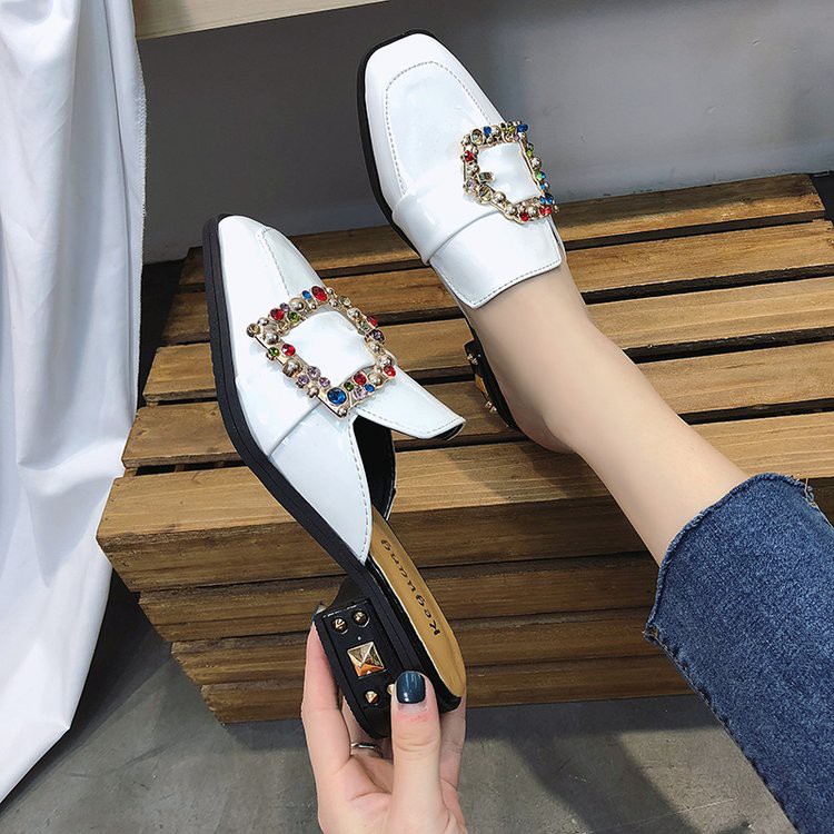 รองเท้าผู้หญิง, รองเท้า TOE SQUARE 3P พร้อม REAL PHOTOS - G254