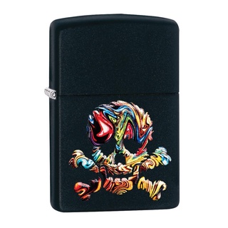 Zippo ไฟแช็กรุ่น 49187  Skull Design ของแท้ รับประกันตลอดชีวิต นำเข้าและจำหน่ายโดยตัวแทนจำหน่าย