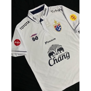 เสื้อโปโลทีมชาติไทยรุ่นใหม่ลาสุด2023 เสื้อฟุตบอลคอปกลีกไทยราคาส่ง เก็บปลายทาง
