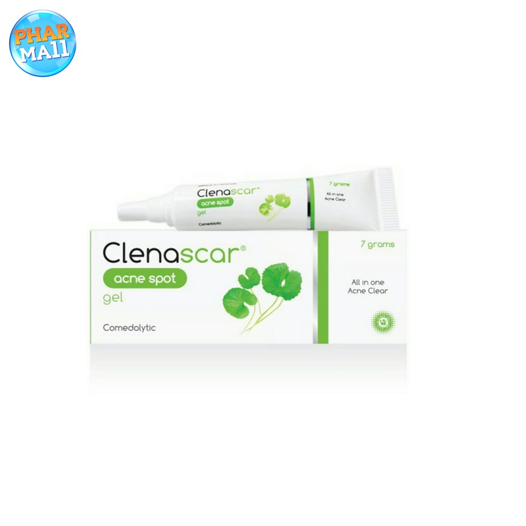 Clenascar gel 7G spot acne (สีเขียว)