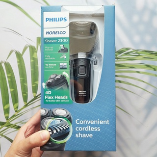 ฟิลิปส์ เครื่องโกนหนวดไฟฟ้า Norelco Shaver 2300 Rechargeable Electric Shaver with PopUp Trimmer S1211/81 (Philips®)