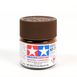 สีทามิย่าสูตรน้ำ Tamiya Acrylic XF79 Linoleum Deck Brown 10ml