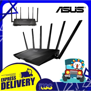 อุปกรณ์ปล่อยสัญญาณไวไฟ เราเตอร์ไวไฟ ASUS RT-AC3200 Tri-Band Wireless-AC3200 Gigabit Router รับประกัน 3 ปี