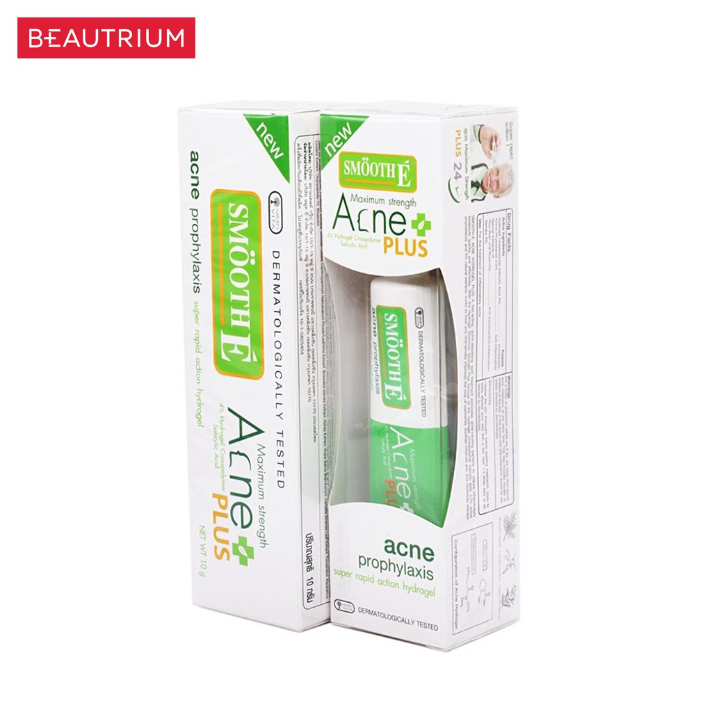 SMOOTH-E Acne Hydrogel Plus เจลแต้มสิว 10g — صورة 2